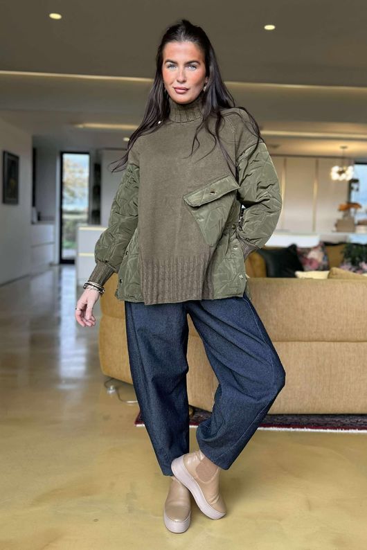 Glencoe Quilt & Knit Khaki /1/6=